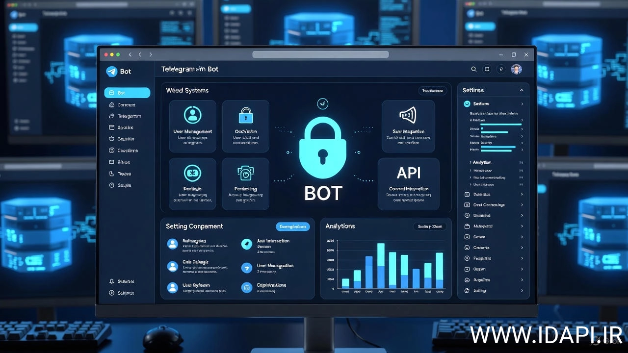 بات تلگرام حرفه‌ای با پنل مدیریت وب (هاست ایران)